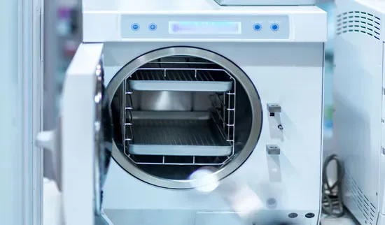 Medical-grade sterilizer used for salon tools